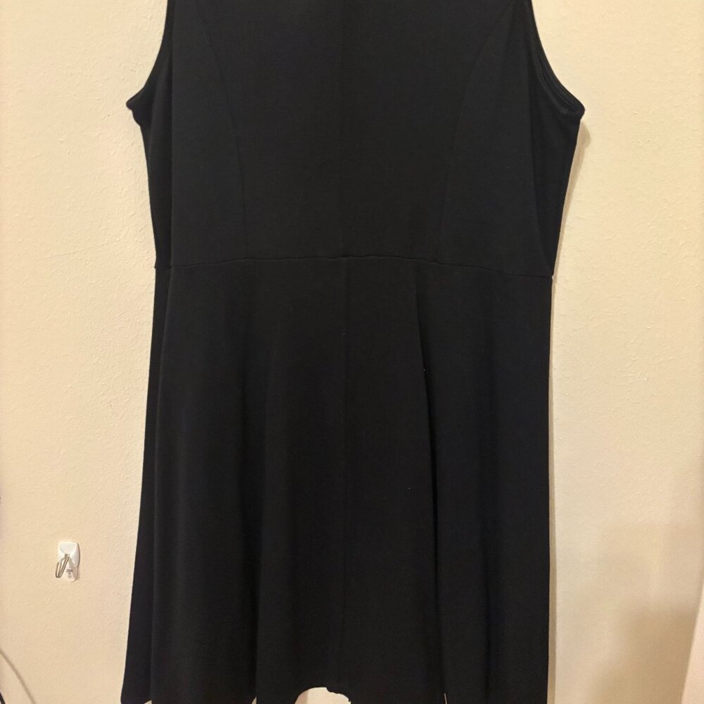 Monteau Halter Black Dress